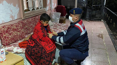 Kaybolan çocuğu eğitimli köpek buldu