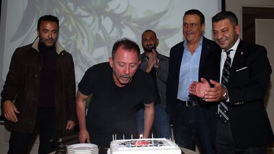 Sergen Yalçın'ın doğum günü kutlandı