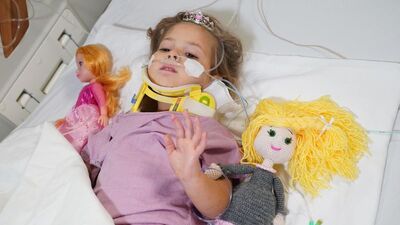 Minik Ayda özel odada