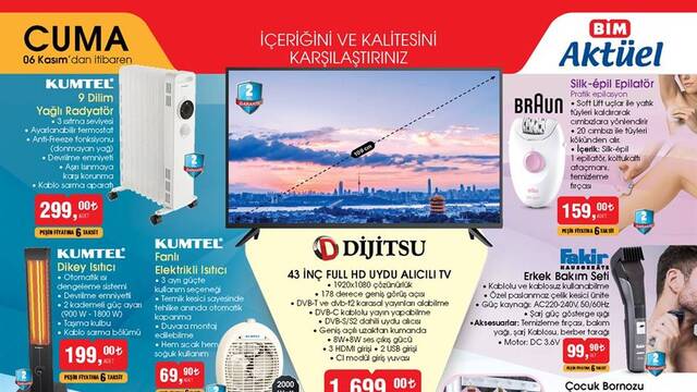 BİM indirimli aktüel ürünler kataloğu