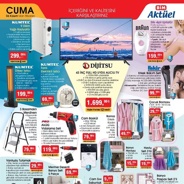 BİM indirimli aktüel ürünler kataloğu