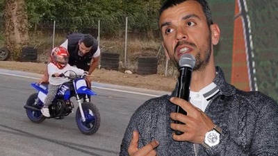 Babasının izinden gidiyor