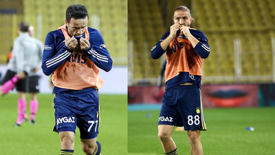 Caner ve Gökhan armayı öptü