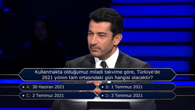 2021 yılının tam ortasındaki gün hangisi?