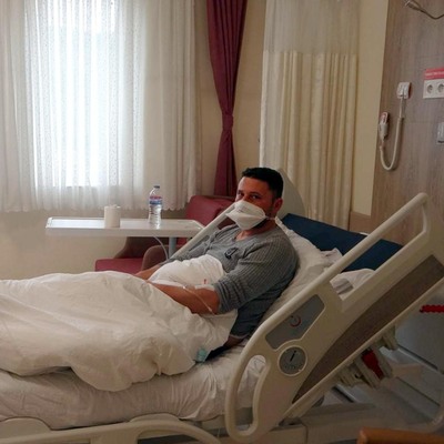 Dört saat boyunca kıyıya ulaşmak için yüzdü!