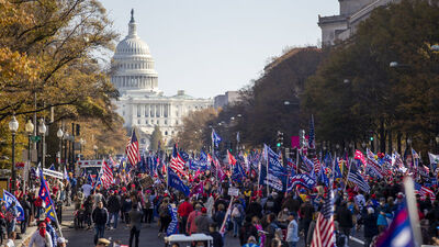 Trump için yürüdüler