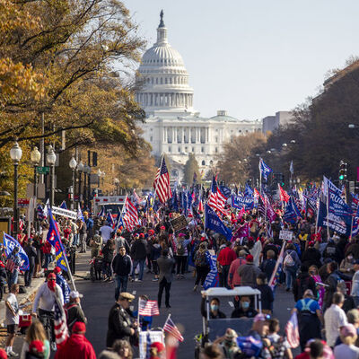 Trump için yürüdüler