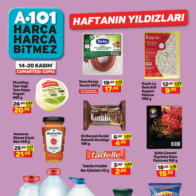 A101 14 Kasım haftanın indirimli ürünleri