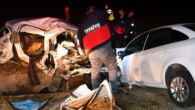 Canlı yayında feci kaza!