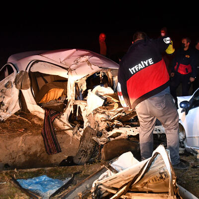 Canlı yayında feci kaza!