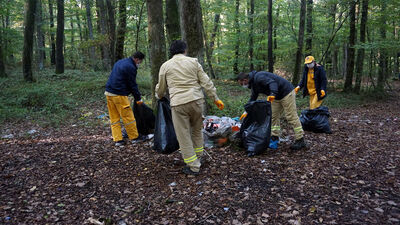 Belgrad 'Çöplüğü'! Tam 30 ton toplandı