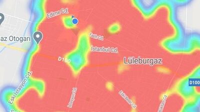 Türkiye ortalamasının 2 katı! O ilçe tamamen kızardı!