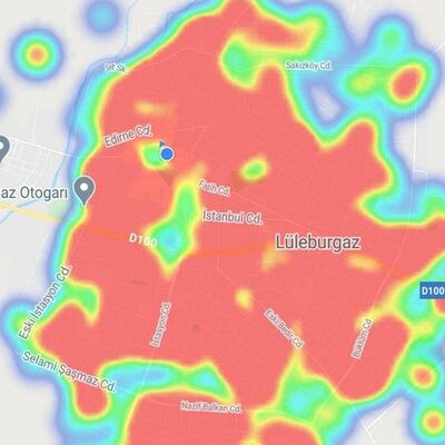 Türkiye ortalamasının 2 katı! O ilçe tamamen kızardı!