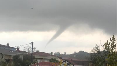 İstanbul'da hortum paniği!