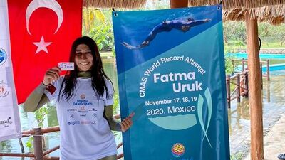 Fatma Uruk'tan 3 günde 3 dünya rekoru!