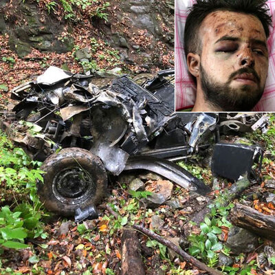 Baba oğul 400 metrelik uçuruma düştü! Sonrası inanılmaz!