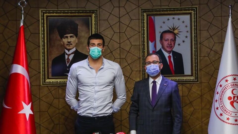 Kasapoğlu, Emre Sakçı'yı kabul etti