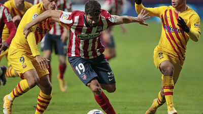 Atletico, Barça'yı eli boş gönderdi!