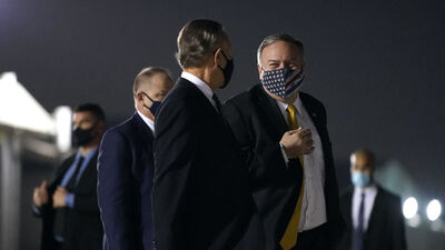 Selman ile Pompeo görüştü