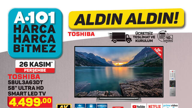 A101 26 Kasım indirimli ürünler kataloğu