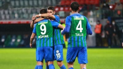 Rizespor bileti 6 golle kaptı