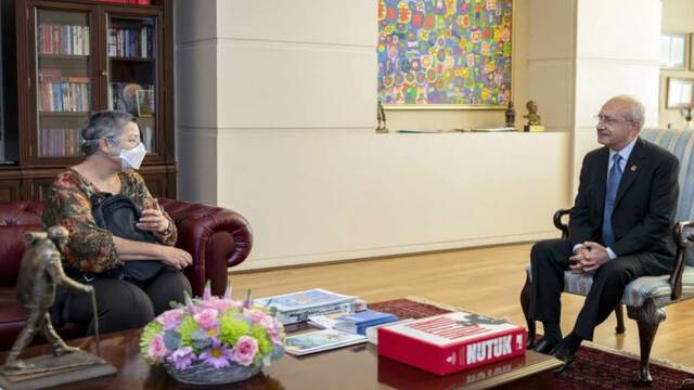 Kılıçdaroğlu TTB heyeti ile görüştü