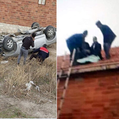 Araçtan fırladı! Sonrası inanılmaz!