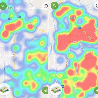 Korkutan artış! O kentte harita böyle oldu!