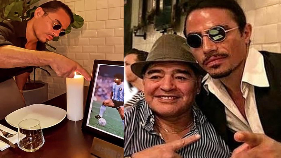 Maradona'nın masasını rezerve etti