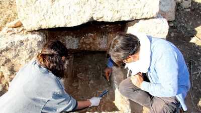 Tek mezarda 3 iskelet