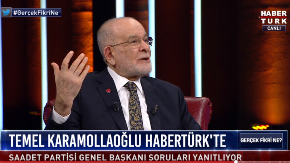 SP Lideri Karamollaoğlu Habertürk'e konuştu