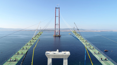 Yüksekliği Eyfel Kulesi'ni geçti