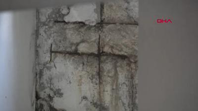 Hasarlı binalara 'boyalı' ölüm tuzağı