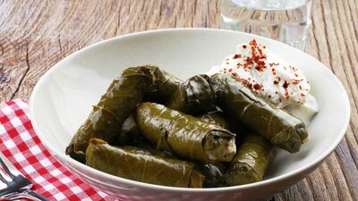 Nefis lezzet etli yaprak sarma