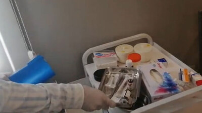 Ruhsatsız göz polikliniğine jandarma baskını