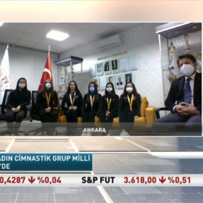 "Altın beşli" Spor Saati'ne katıldı