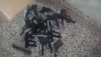 Kaçak silah imalathanesine baskın