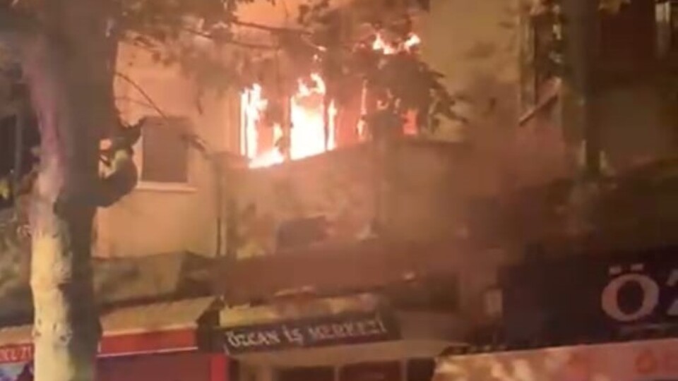 İş hanında feci yangın!