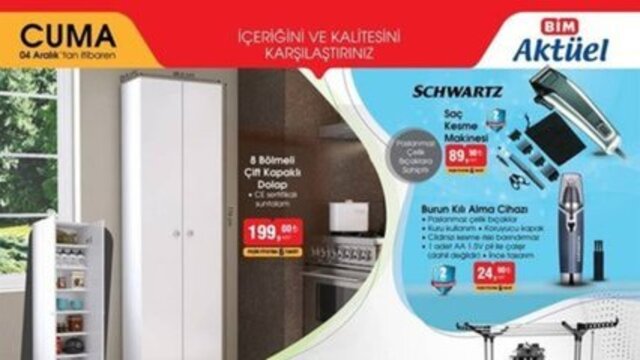 BİM haftanın indirimli ürünler listesi