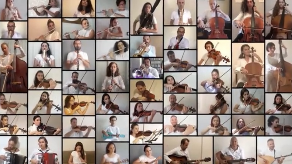 Müzik öğretmenlerinden anlamlı anma