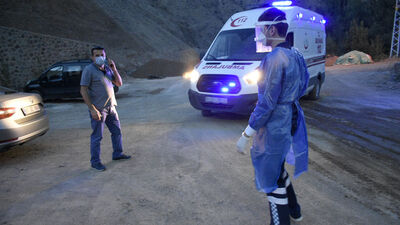 Gümüşhane'de bir köy karantinada