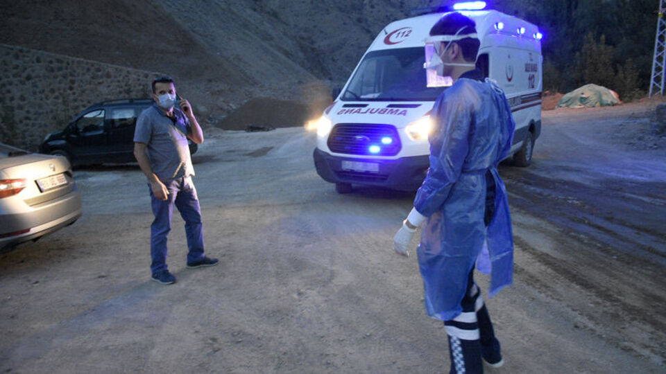 Gümüşhane'de bir köy karantinada