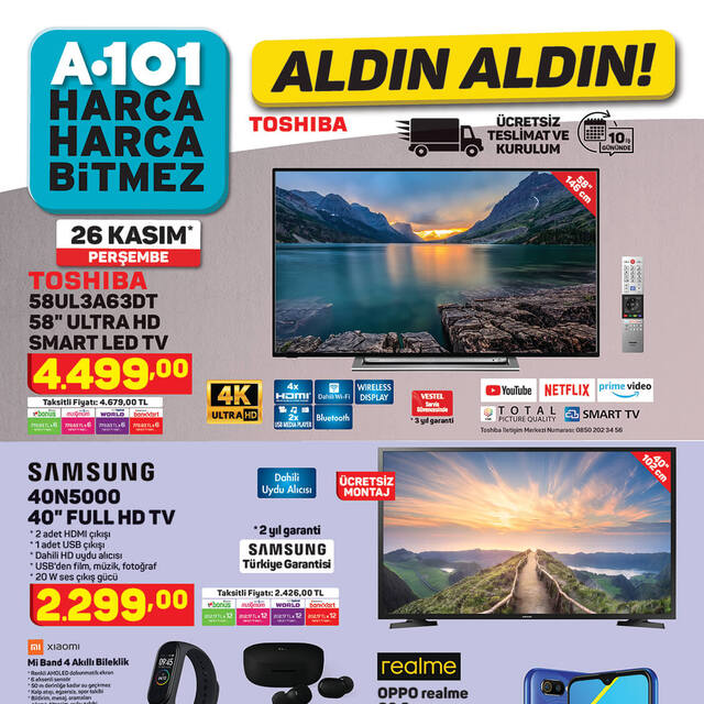 A101 3 Aralık haftanın indirimli ürünleri