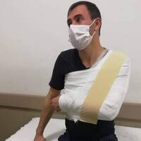 Ambulans şoförüne 'maske' dayağı!