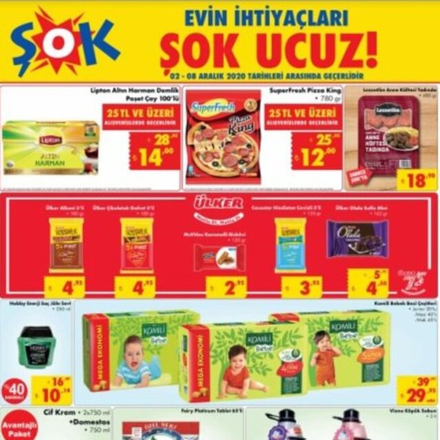 ŞOK 2-8 Aralık 2020 Aktüel ürünler kataloğu!