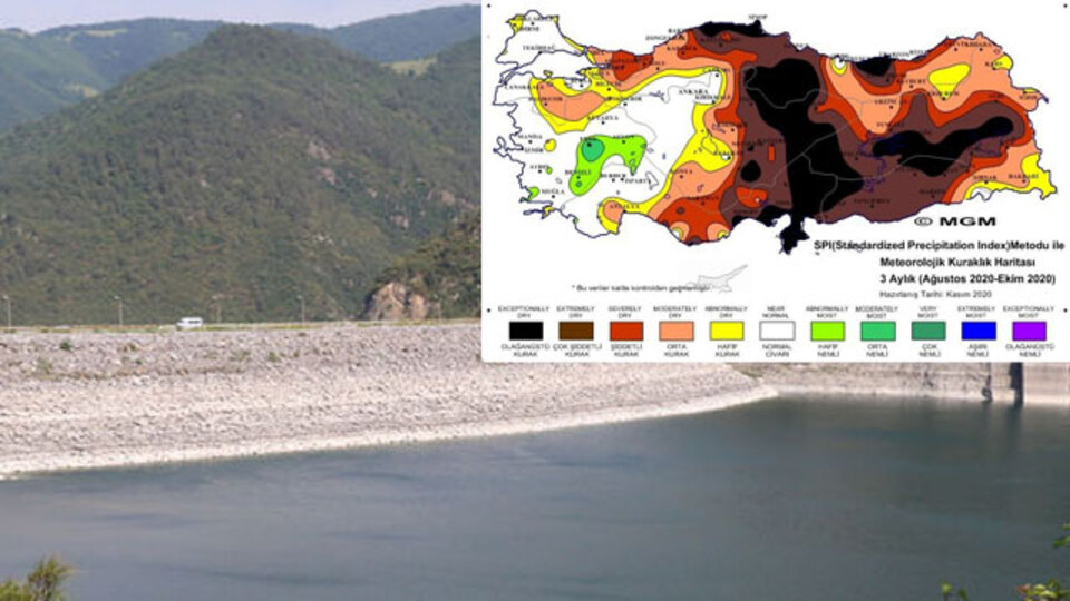 Meteoroloji açıkladı! Korkutan harita!