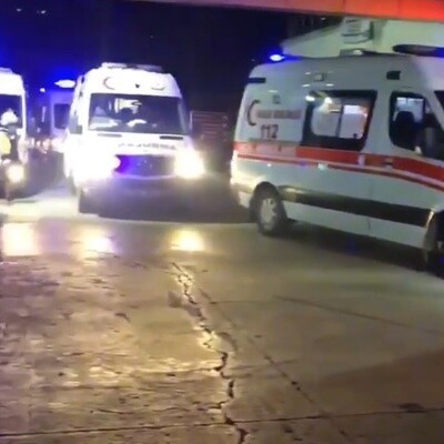 Vahim tablo ambulans yoğunluğuyla ortaya çıktı!