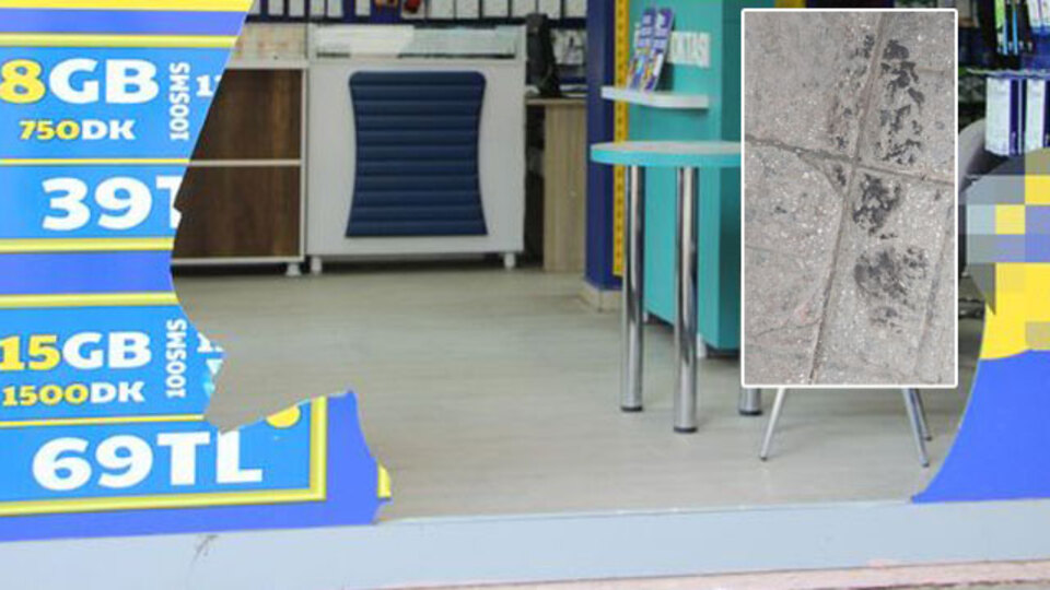 Kaldırımdaki ayak izi hırsızı yakalattı!