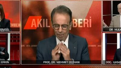 Prof. Dr. Mehmet Ceyhan canlı yayında rahatsızlandı
