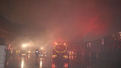 Sivas'ta sanayi sitesinde yangın paniği